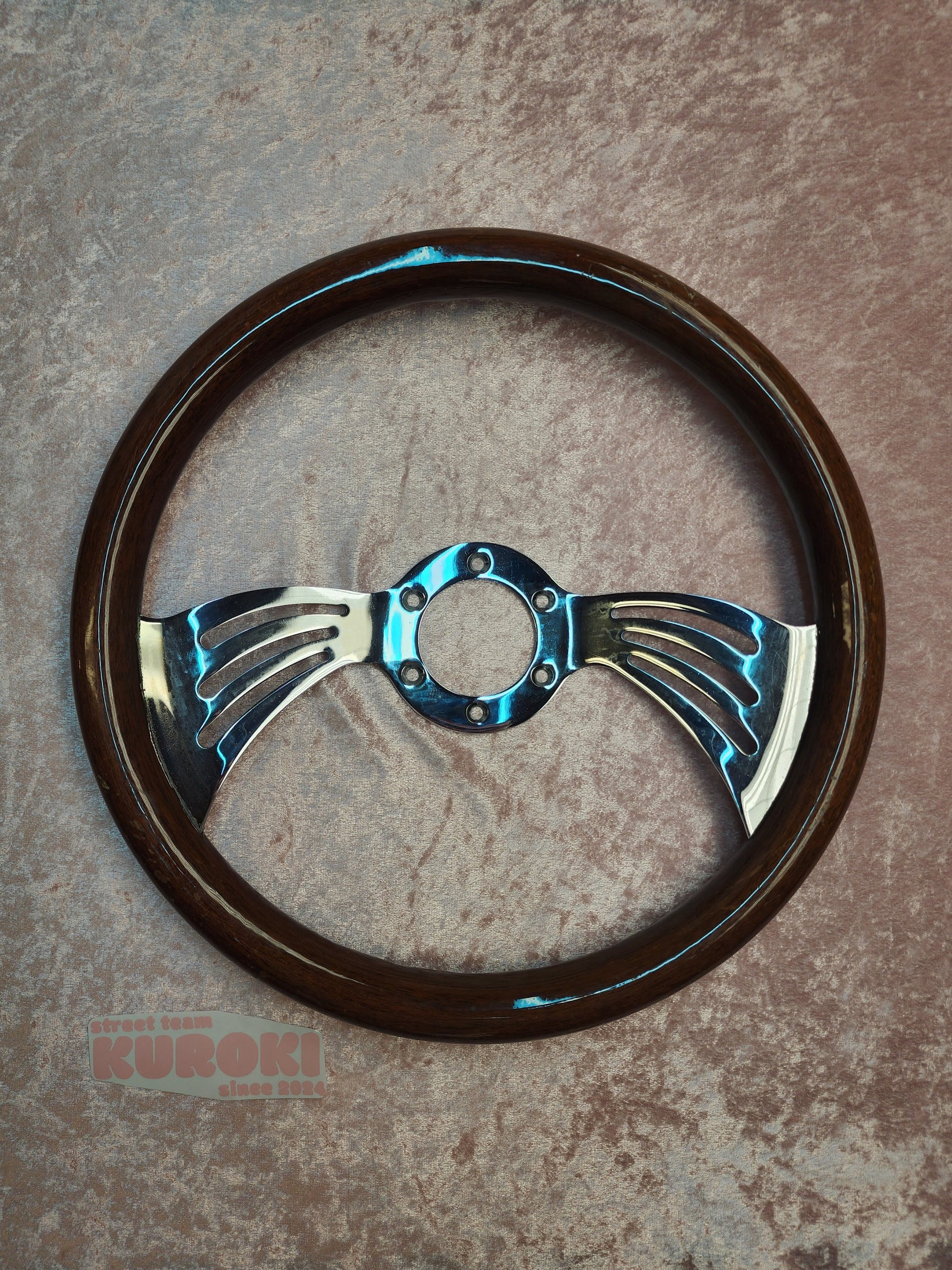 Wooden Steering Wheel 350mm