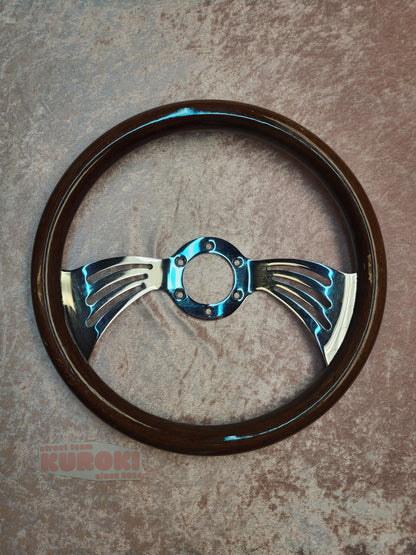 Wooden Steering Wheel 350mm