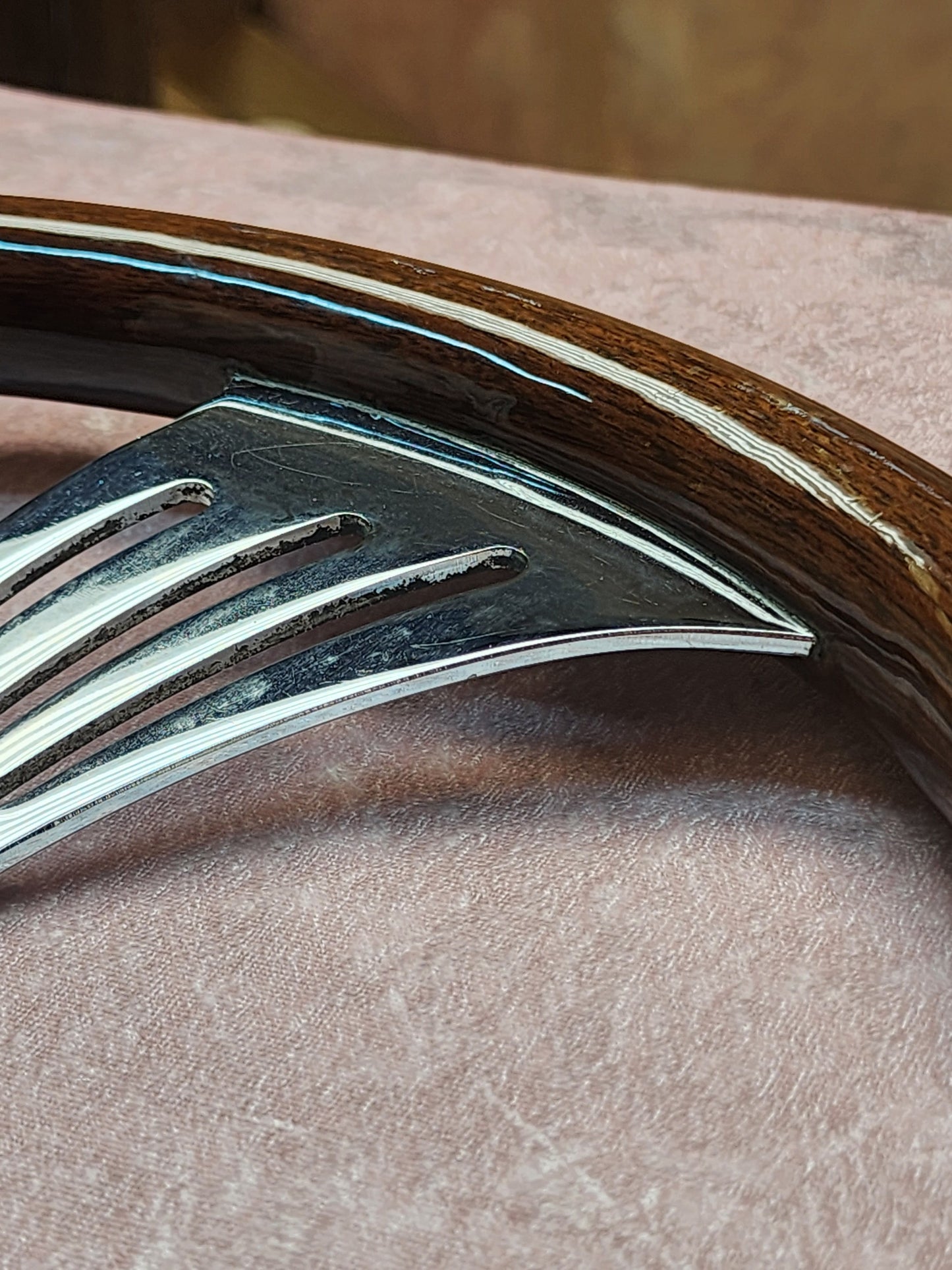 Wooden Steering Wheel 350mm