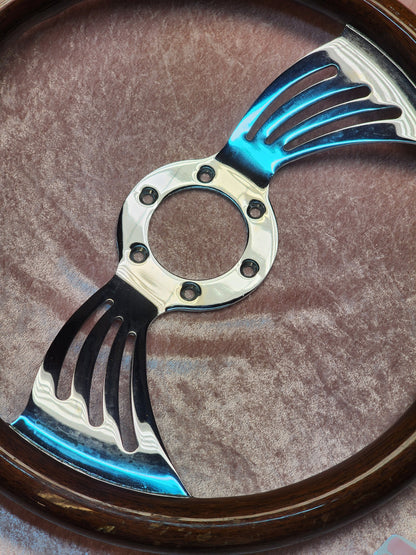 Wooden Steering Wheel 350mm