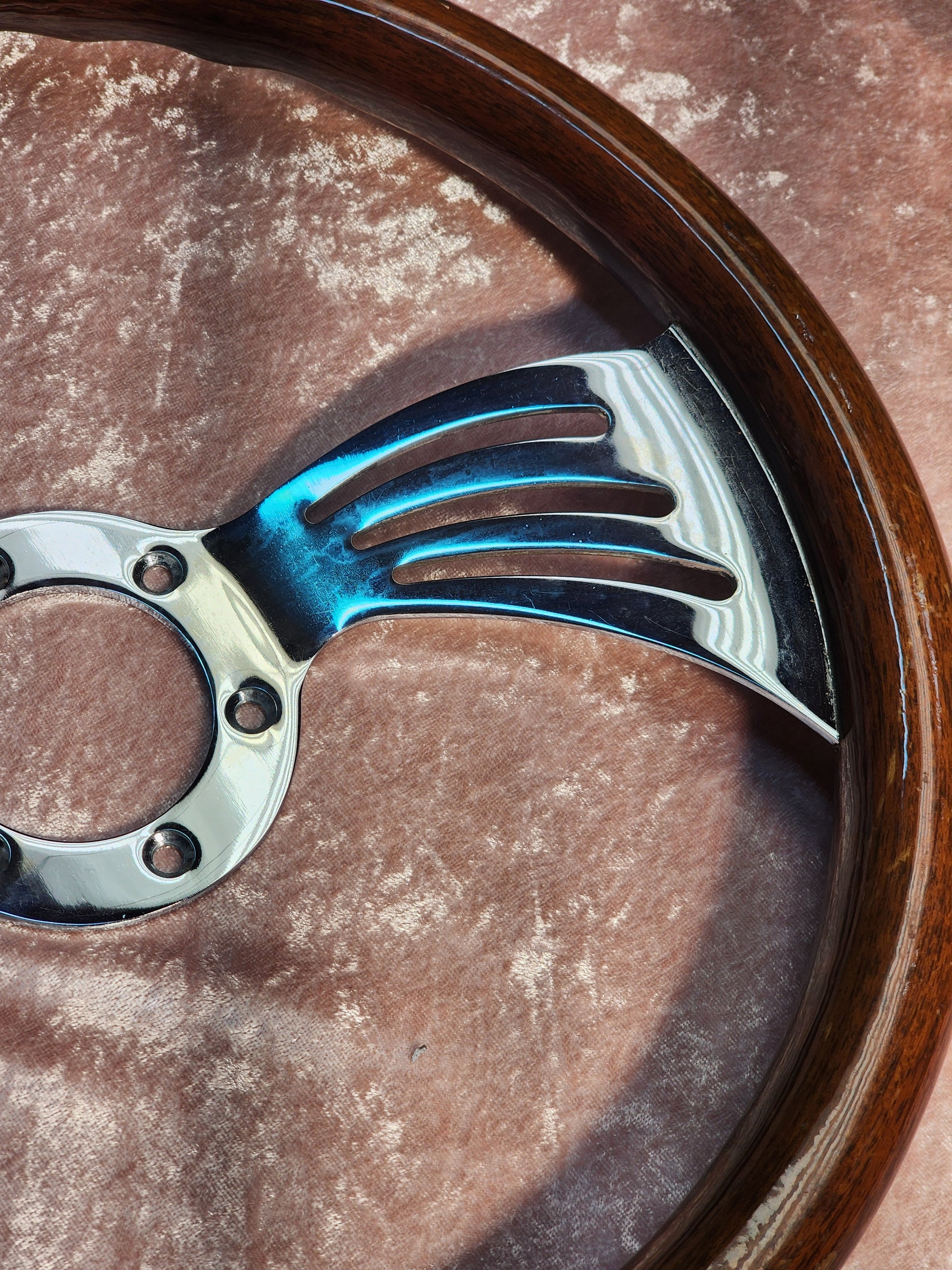 Wooden Steering Wheel 350mm