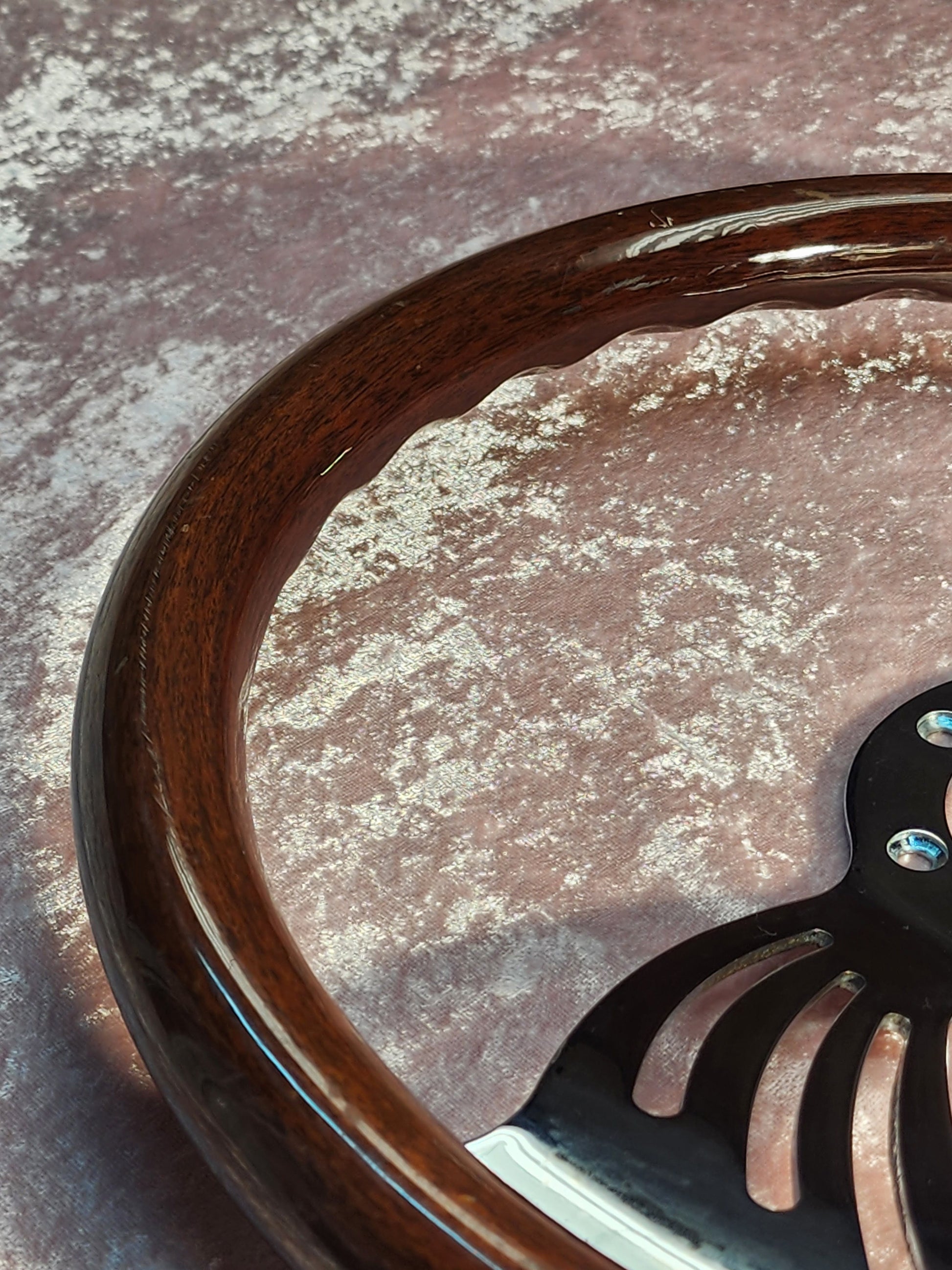 Wooden Steering Wheel 350mm